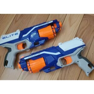 Nerf N-Strike Elite Disruptor 6 Dart Rapid Fire Nerf Gun Blaster Twin 2 Pack